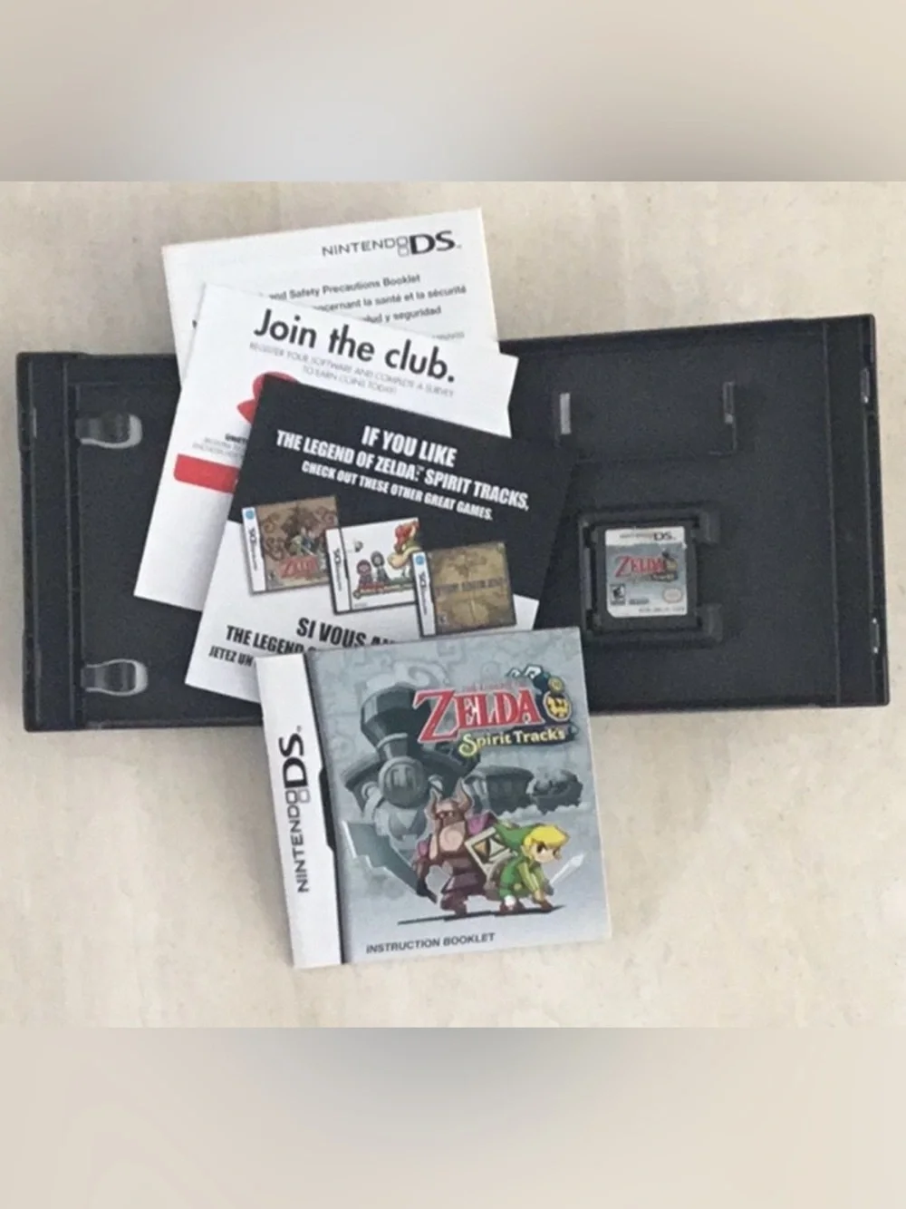 The Legend Of Zelda Spirit Tracks Nintendo DS Game Authentic CIB